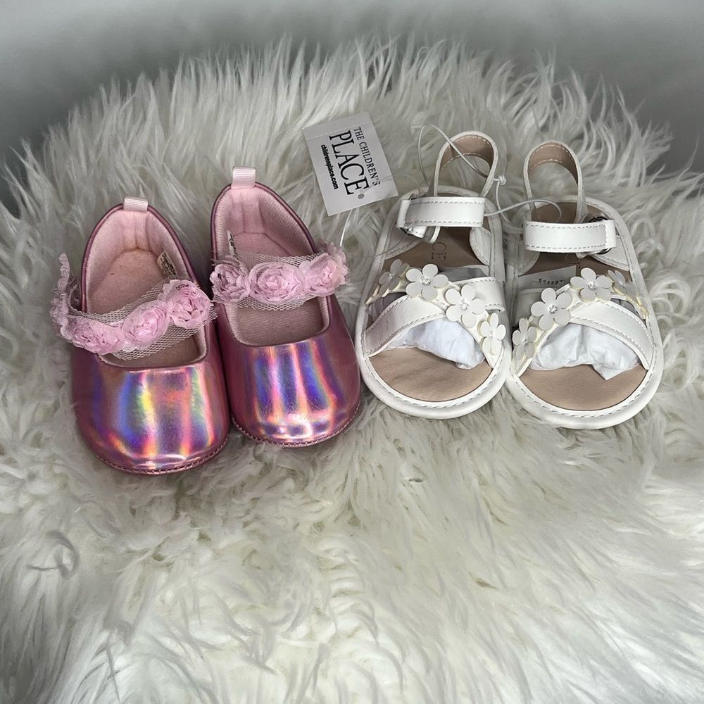 Baby girl shoe bundle size 6-9 months